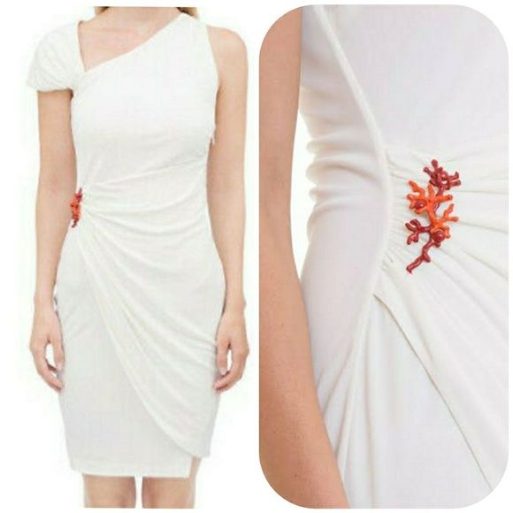 Roberto Cavalli Dresses & Skirts - Roberto Cavalli viscose jersey white draped Dress